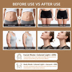 3 IN 1 Body Sculpting Machine Liposuction Massager Body Anti Cellulite Tool Microcurrent Facial Skin Tighten Device Fat Burner