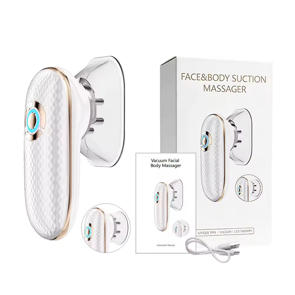 3 IN 1 Body Sculpting Machine Liposuction Massager Body Anti Cellulite Tool Microcurrent Facial Skin Tighten Device Fat Burner